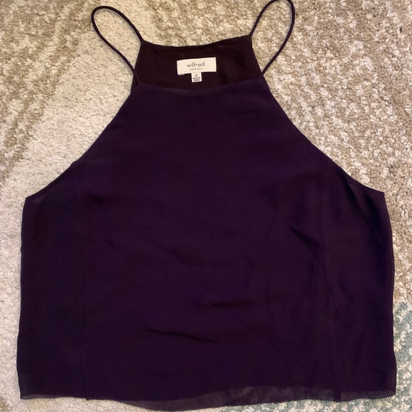 BNWOT Wilfred silk tank top - Picture 2 of 9